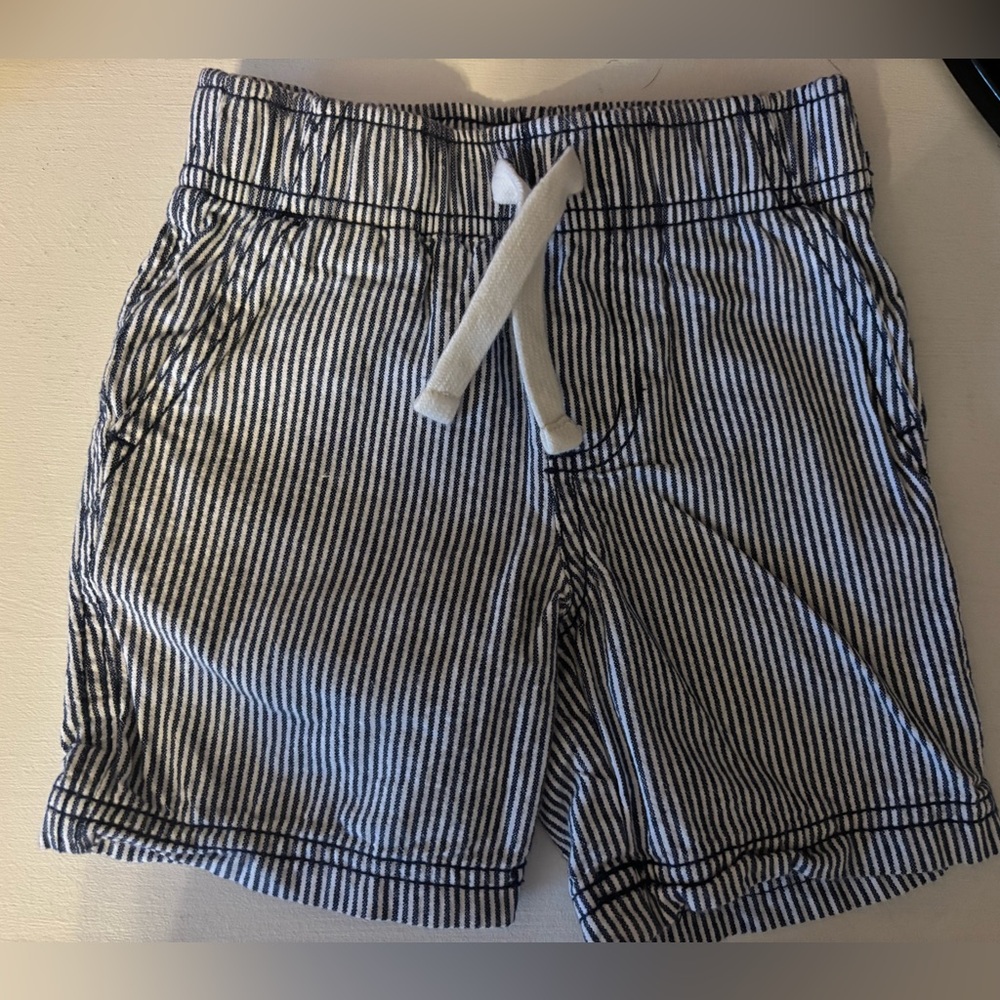Carter's Simple Joys Navy Striped Shorts
